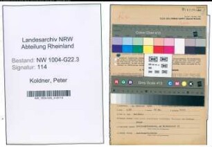 Entnazifizierung Peter Koldner , geb. 11.02.1900 (Magazinverwalter)