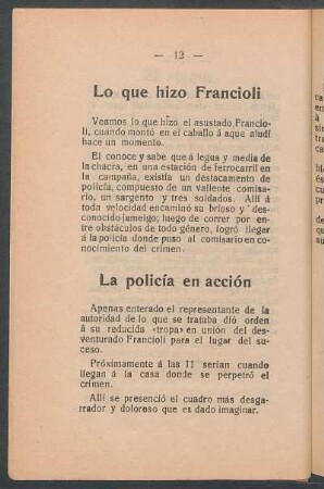 La policía en acción