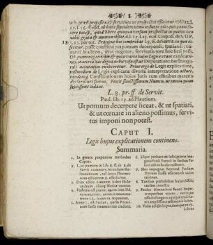 Caput I. Legis hujus explicationem continens.