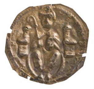 Münze, Pfennig, Brakteat, 1215 - 1217