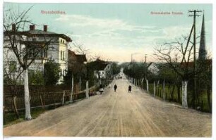Großbothen. Grimmaische Straße