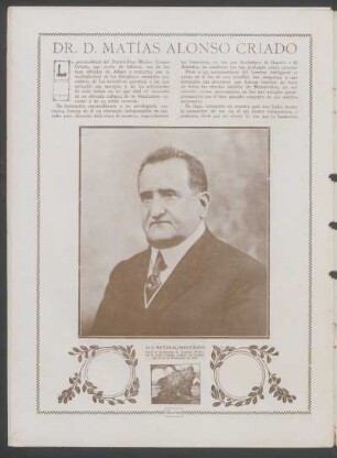 Dr. D. Matías Alonso Criado - [Necrología]