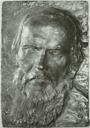 Dostojewski (Bronze-Plakette)