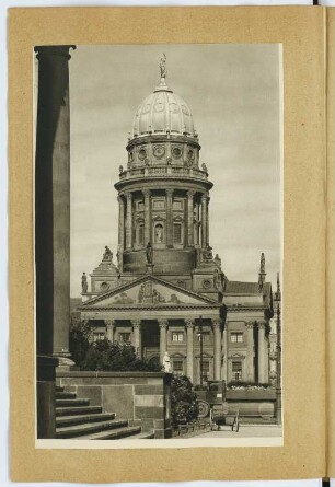 Französischer Dom, Berlin-Mitte: Ansicht (aus: Skizzen- und Fotoalbum 3)