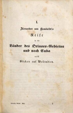 Die Weltkunde in einer planmäßig geordneten Rundschau der wichtigsten neueren Land- und Seereisen : für das Jünglingsalter und die Gebildeteren aller Stände, 8. Reisen in Südamerika und Westindien