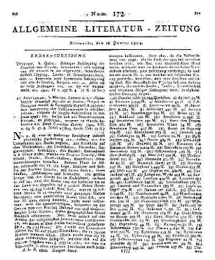 Allgemeine Beiträge zur Beförderung des Akkerbaus, der Künste, Manufakturen und Gewerbe. T. 2. Hrsg. v. J. G. Geisler. Zittau, Leipzig: Schöps 1800