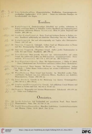 Ostasiatica (Nr. 130-170)