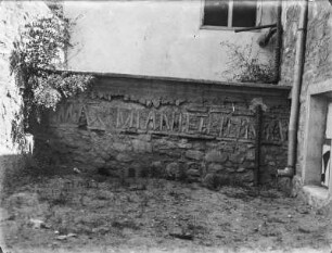 Mauer : Aufnahme einer Mauer.