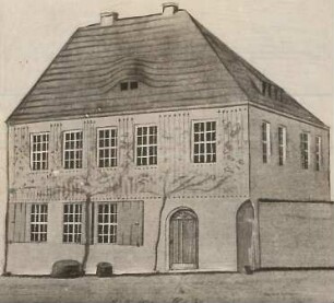 Das (abgebrannte) Geburtshaus Lessings : 1842 bei Stadtbrand vernichtet