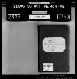 Zivilstandsregister Ildehausen (Kanton Seesen)