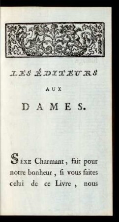 Les Éditeurs Aux Dames.