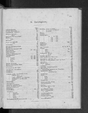 II. Sachregister.