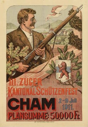III. Zuger Kantonalschützenfest Cham 1911