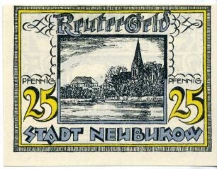 Geldschein / Notgeld, 25 Pfennig, 1922