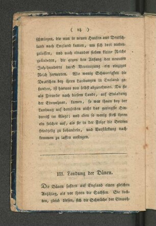 III. Landung der Dänen.