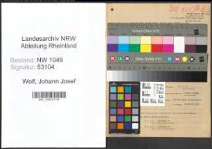 Entnazifizierung Johann Josef Wolf , geb. 12.05.1907 (Stadtinspektor)