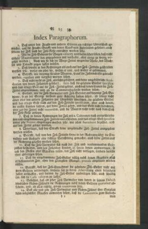 Index Paragraphorum.