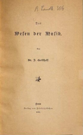 Das Wesen der Musik