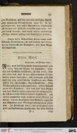 (Elfter Brief - Zwanzigster Brief)