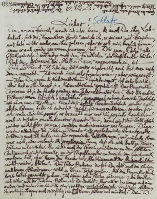 Brief an Johannes Schlaf