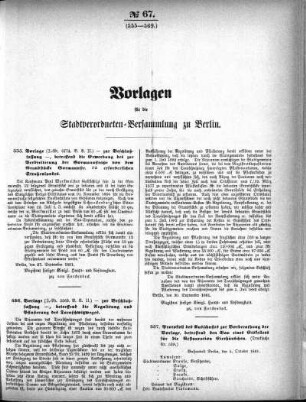 No. 67 (555-569), 8. Oktober 1881