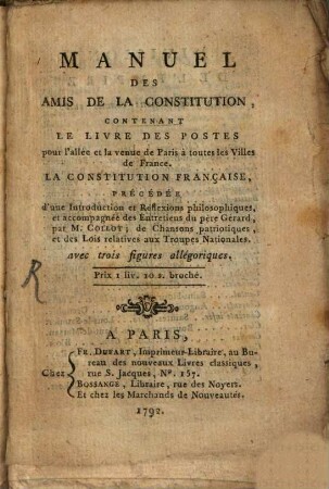 Manuel des amis de la constitution
