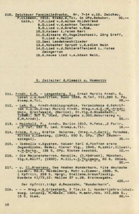 2. Zeitalter d. Klassik u. Romantik