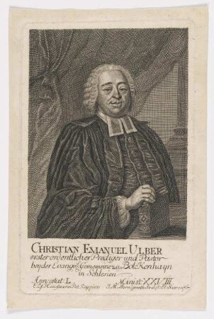 Bildnis des Christian Emanuel Ulber