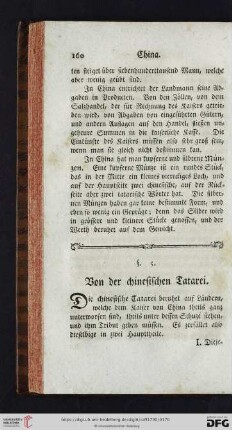 §. 5: Von der chinesischen Tatarei