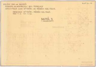 Siedlung Attilahöhe, Berlin-Tempelhof: Wittekindstraße 78-80, Arnulfstraße 63-67, Totilastraße 25-29: Grundriss Erdgeschoss 1:50