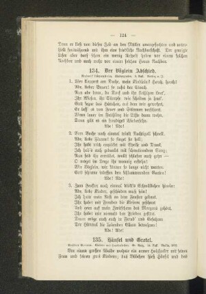 134. Der Vöglein Abschied.