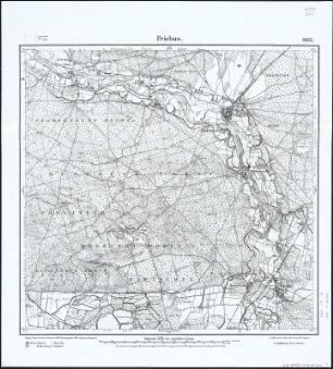 Meßtischblatt 2623 : Priebus, 1911 : Priebus. - Aufnahme 1887, hrsg. 1889, einz. Nachtr. 1911. - 1:25000. - [Berlin]: Reichsamt für Landesaufnahme, 1911. - 1 Kt.