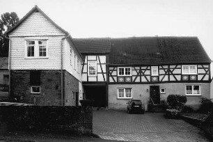 Ehemaliges Gasthaus ''Zum Hirschen'' (Wohnhaus, Fachwerk); Biebergemünd, Am Römerberg 6