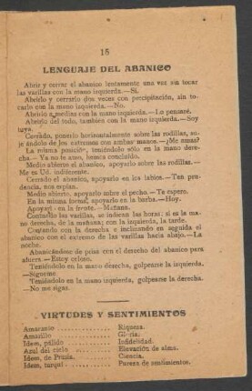Virtudes y sentimientos.