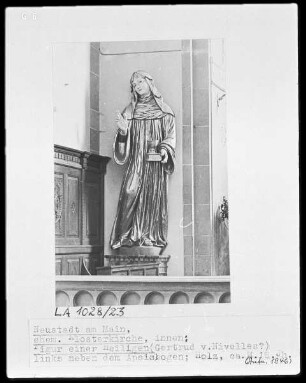 Die heilige Gertrud von Nivelles?