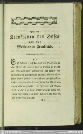 [Schilderung und Beschreibung der Lebensart der Hof- und Weltleute]