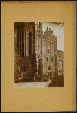 Kloster Chorin: Ansicht (aus: Skizzen- und Fotoalbum 7)