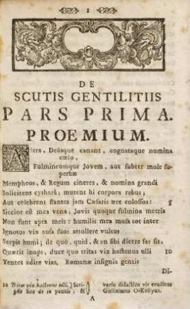 Ars Scutaria : Honori Perillustrium, Reverendorum, Praenobilium, Nobilium ac Eruditorum, Dominorum Dominorum Baccalaureorum, cum in Antiquissima, ac Celeberrima Universitate Viennensi