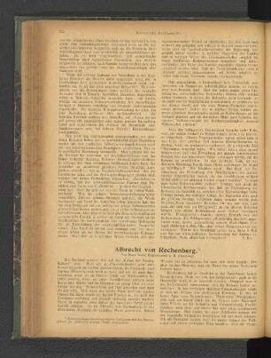 Albrecht von Rechenberg.