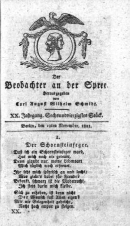 46. Stueck, 12. November 1821