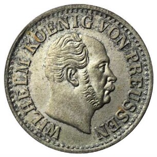 Fundmünze, 1/2 Silbergroschen, 1868
