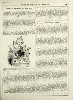 Punch's letters to his son. Letter IV. - On the choice of a profession