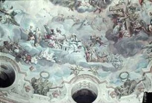 Intercessio des heiligen Karl Borromäus vor der Heiligen Dreifaltigkeit
