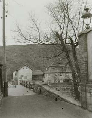 Bautzen, Blick auf die Frankfurt-Brücke über die Spree