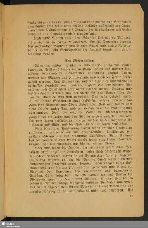 Der Wiederaufbau