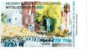 Festkarte Neuss 2001 (passiv)