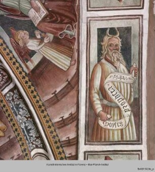 Die vier Evangelisten und Propheten : Moses als Prophet