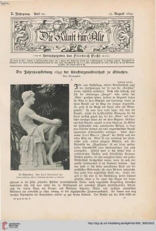 Heft 22 (15. August 1895)
