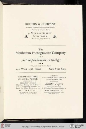 Rogers & Company [Illustrated Catalogues and Booklets]