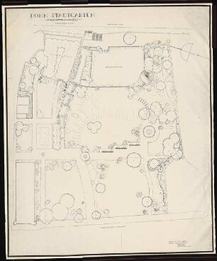 Fremdpläne: Stadtgarten Bonn, Konzertplatz: Grundriss 1:200